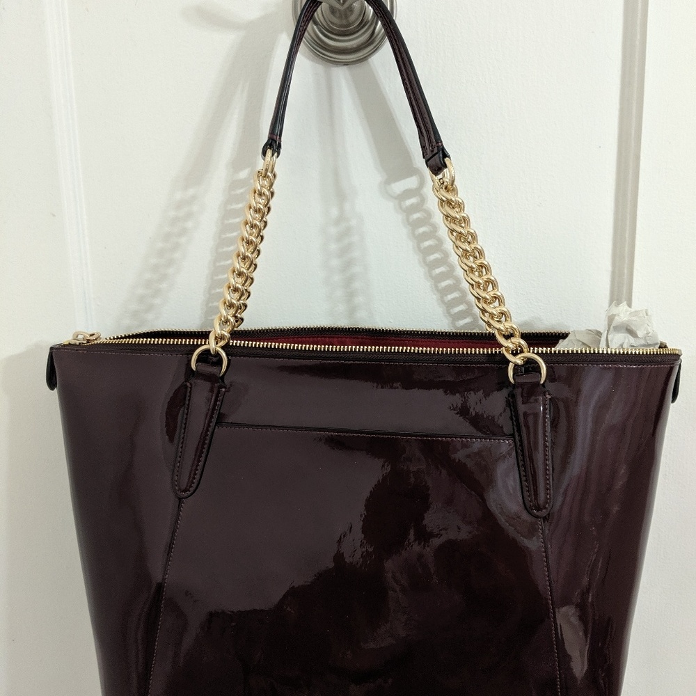 Coach Red Leather Handbag